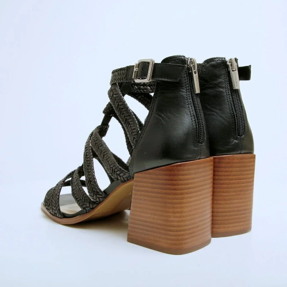 NWT‎ Vince Camuto Nissena Leather Strappy Heeled Sandals
